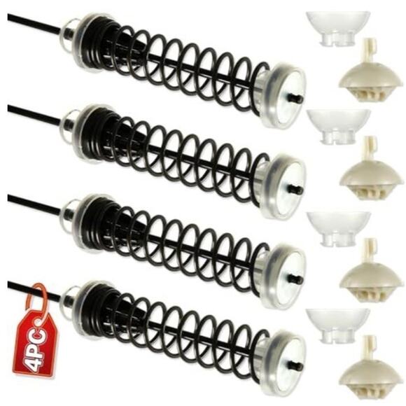 W11217817 Washer Suspension Rod Kit for WTW4855HW0 WTW4855HW1 WTW4850HW0 4844566 - Picture 1 of 6